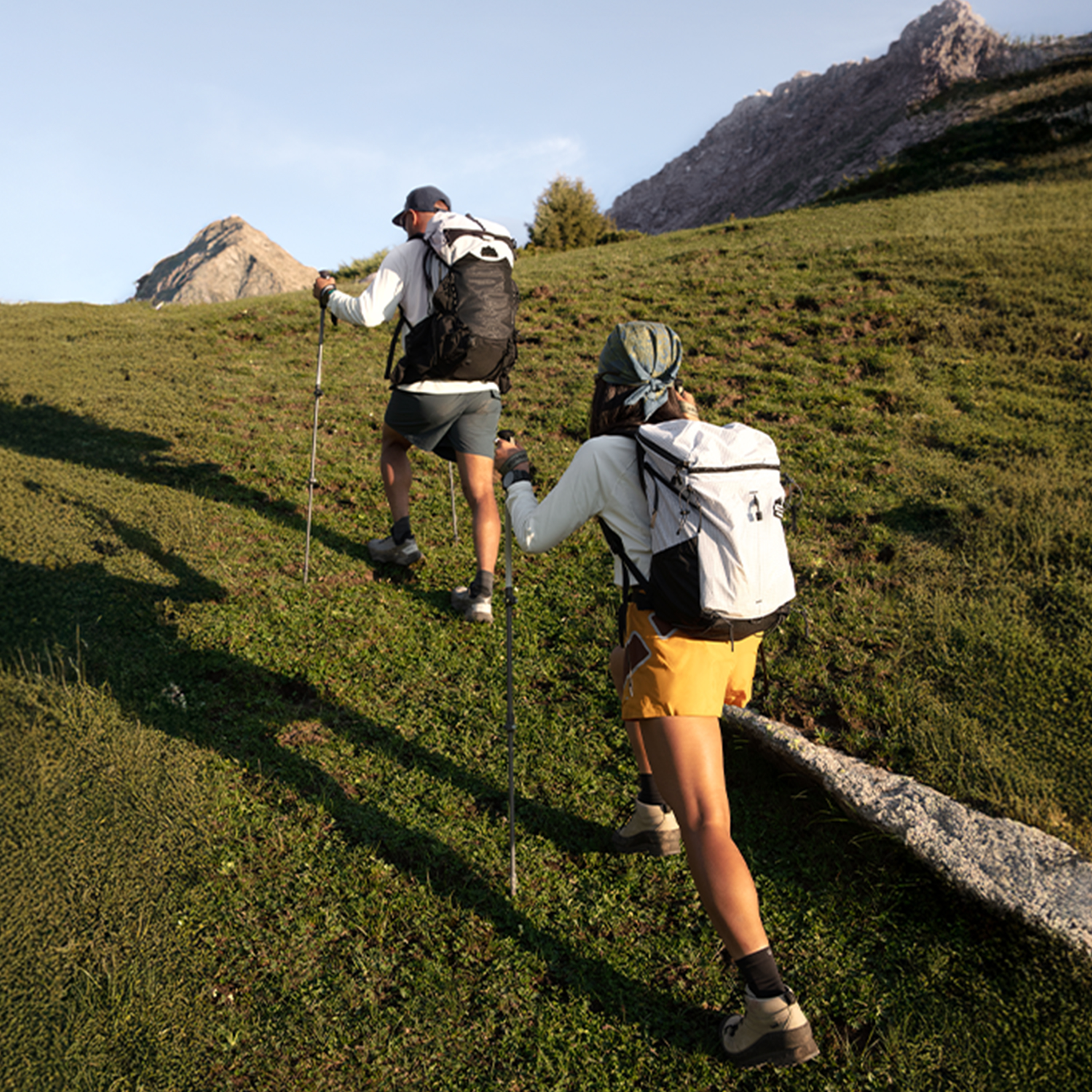 Naturehike Hoar Trek EXT1 karbónová treková palica 3dielna 169 g – čierna